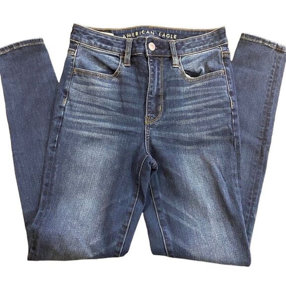 American Eagle Outfitters 360 Next Level Stretch size 2 skinny jeans - Picture 2 of 9